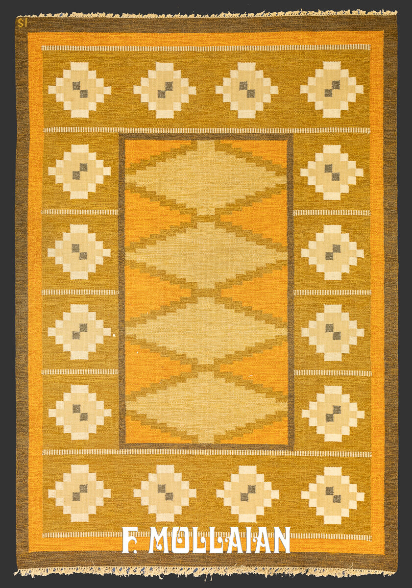 Scandinavian Rug By Ingegerd Silow n°:367532
